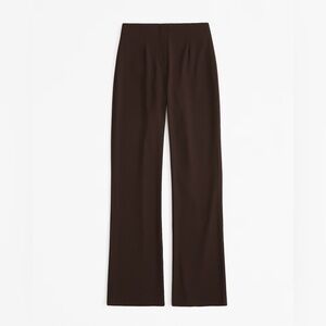 EUC Abercrombie High Rise Slim Boot Trouser in Coffee Brown - TALL SIZING